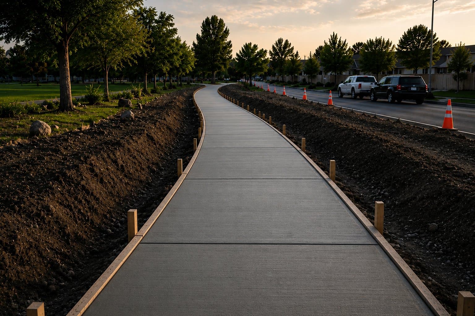 Concrete — Sidewalks. Flatwork. Structures.